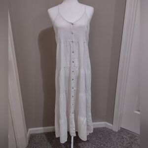 4our dreamers linen dress 4Our Dreamers | Dresses | 4our Dreamers Euc Navy Blue Linen Blend Shirtdress Sz Medium